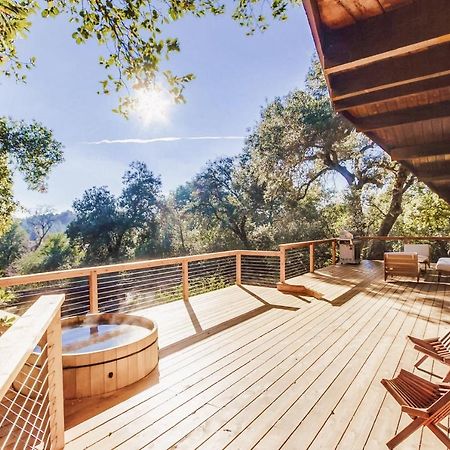 Hot Tub Disney Train Track In Julian Amazing Views Exterior foto